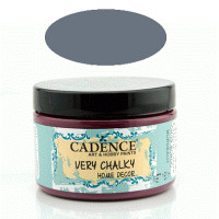 Акрилова фарба крейда Very Chalky Home Decor Cadence, 150 мл, Сталевий сірий