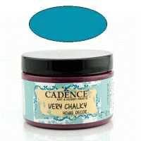 Акрилова фарба крейда Very Chalky Home Decor Cadence, 150 мл, Турецький синій
