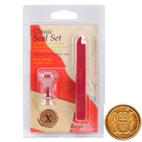Manuscript набір Друк + віск Ceramic Mini Seal Wax Set, F