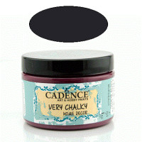 Акриловая меловая краска Very Chalky Home Decor Cadence, 150 мл, Черный