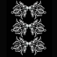 Cadence мереживний трансфер білий Water Application Lace Transfer White 17х25 см DT-027W