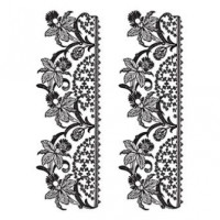Cadence мереживний трансфер білий Water Application Lace Transfer White 17х25 см DT-031W