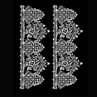 Cadence кружевной трансфер белый Water Application Lace Transfer White 17х25 см DT-005W