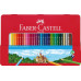 Олівці кольорові Faber-Castell 36 кол. CLASSIC 115886 метал кор