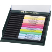 Ручка капиллярная Faber-Castell PITT в наборе 12 шт пастельные цвета 267420