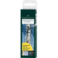 Набор PITT Faber-Castell artist pen SB 4 цвета 167804