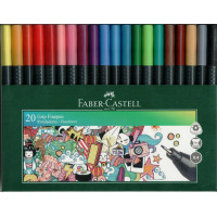 Линер Faber-Castell набор 20 цв Grip fine pen 0,4 мм 151620