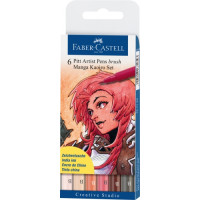 Набір капілярних ручок пензликів Faber-Castell PITT ARTIST PEN 