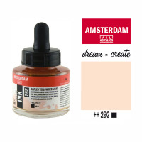 Туш акрилова AMSTERDAM INK (270) Неаполітанський жовто-червоний світлий, 30 мл, Royal Talens