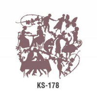 Cadence трафарет серия Trendy Stensil Colection KS 25х25 см KS-178