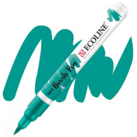 Пензель-ручка акварельна Ecoline Brush pen №654 Зелена ялицева