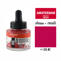Туш акриловая AMSTERDAM INK (366) Хинакридон розовый, 30 мл, Royal Talens
