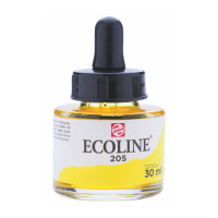 Фарба акварельна рідка Ecoline №205 Жовта лимонна 30 мл