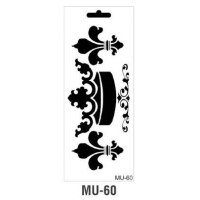 Cadence трафарет серія MU Mix Media Stensil 15х25 см MU-60