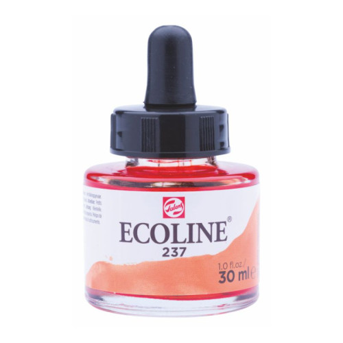 Краска акварельная жидкая Ecoline №237 Оранжевая темная 30 мл