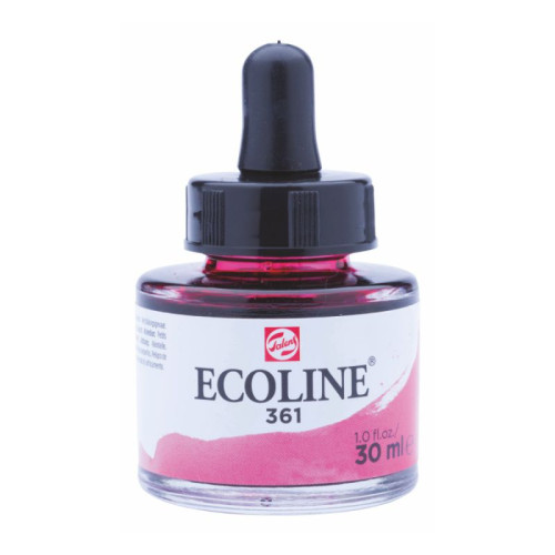 Краска акварельная жидкая Ecoline №361 Розовая светлая 30 мл
