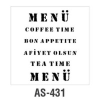 Cadence трафарет серія A4 Stensil 21х30 см AS-431