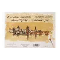 Склейка для акварелі SMILTAINIS Gold А3, 200г/м2, 10л артик. 3AS-10