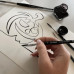Пензель синтетика лайнер daVinci Short Stroke Brush серії 1298 номер 8