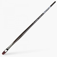Кисть из синтетического ворса daVinci плоская Red-brown synthetic fibre Ser 7185 №10