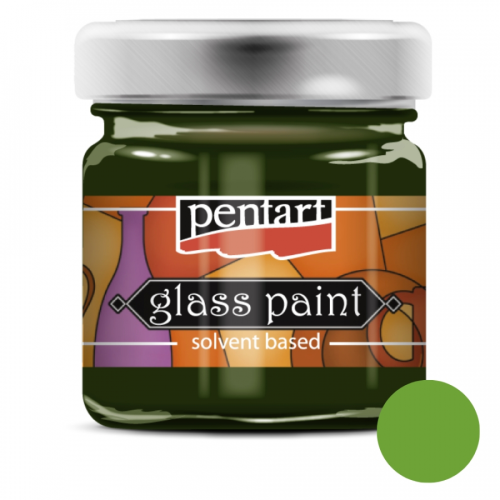 Краска витражная на основе раств холодной фиксации Резеда 30 мл Pentart - 25117