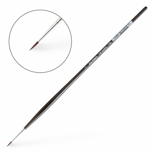 Пензель синтетика кругла DaVinci 7785, Red-brown synthetic fibre №1