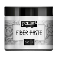 Моделирующая паста волокнистая Белая 500 мл Pentart