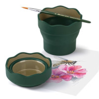 Стаканчик для воды универсальный Faber-Castell 181520 - ЗЕЛЕНЫЙ