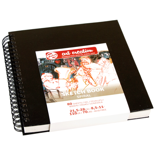 Блокнот на спіралі Talens Art Creation 110 г/м, 21,5х28 см 80 л. Royal Talens Блокнот на спіралі Talens Art Creation 110 г/м, 21,5х28 см 80 л. Royal Talens