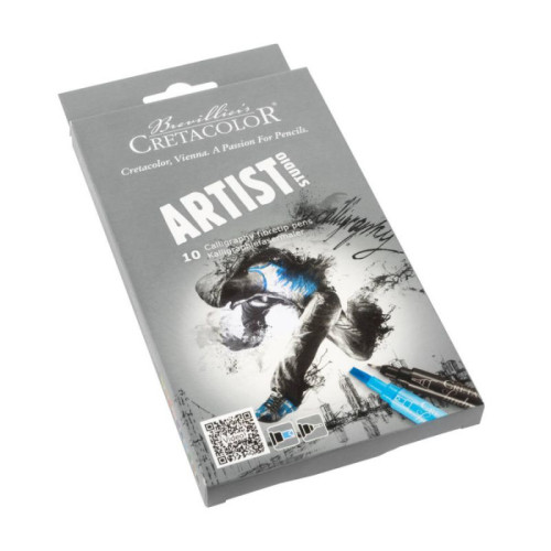 Набор двусторонних маркеров для каллиграфии Artist Studio Line 10 шт Cretacolor