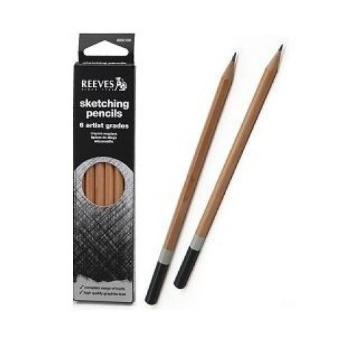 Набір олівців для ескізів Reeves Sketching pencil 6 шт