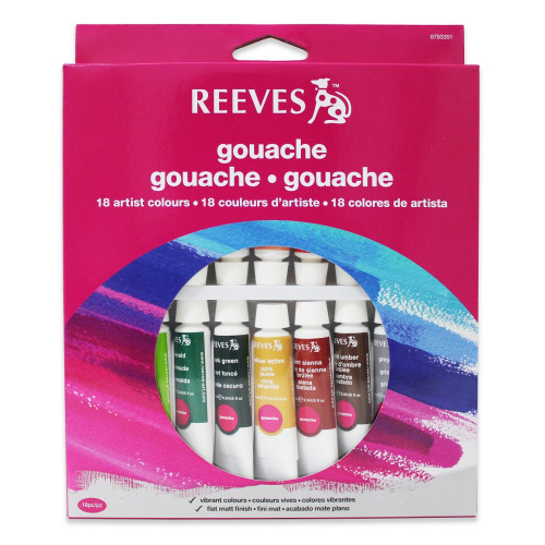 Reeves набір гуашевих фарб 18 кольорів, 10 мл 8793351