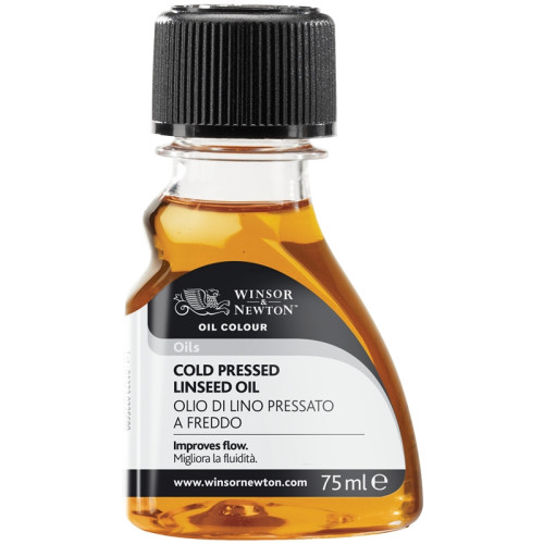 Winsor масло льняное для масляных красок, Cold pressed linseed Oil, 75 мл 3021747