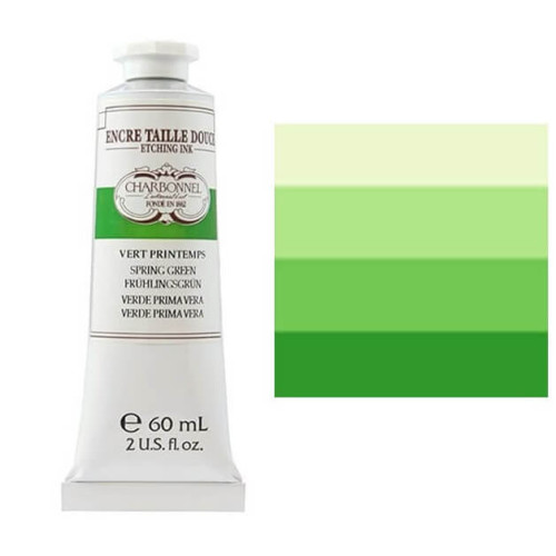 Краска гравюрная Charbonnel Etching ink 60 мл, 544 Spring green (Весняна зелень)
