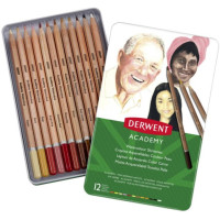 Акварельні олівці Derwent Тілесні Academy Watercolour , 12 кольорів 2300386