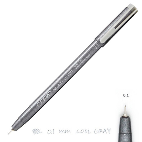 Copic лайнер Multiliner Cool Grey 0,1 мм