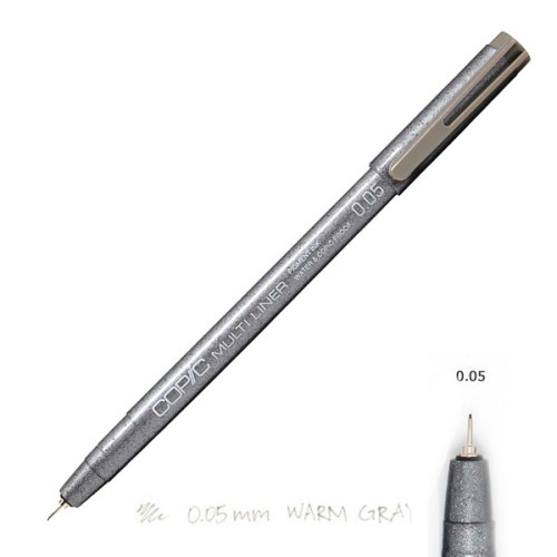 Copic лайнер Multiliner Warm Grey 0,05 мм