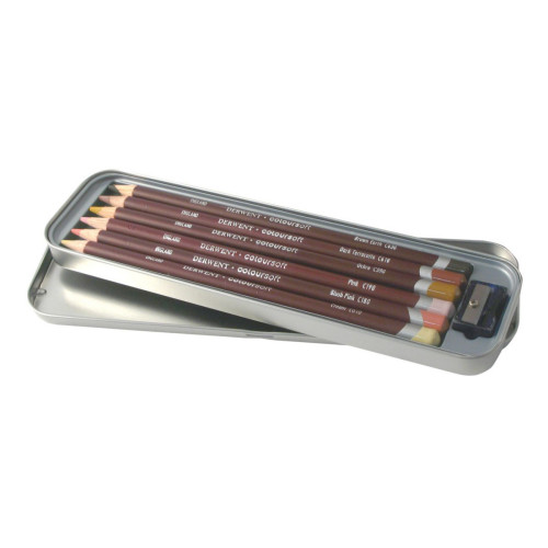 Цветные карандаши в наборе Телесные оттенки Coloursoft 6 цв Derwent – 2300217