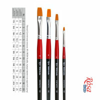 Кисть синтетика плоская серии 101 № 14 ROSA Studio Кисть синтетика плоская серии 101 № 14 ROSA Studio