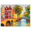 Холст на картоне с контуром, Города Амстердам , 30х40, хлопок, акрил, ROSA START