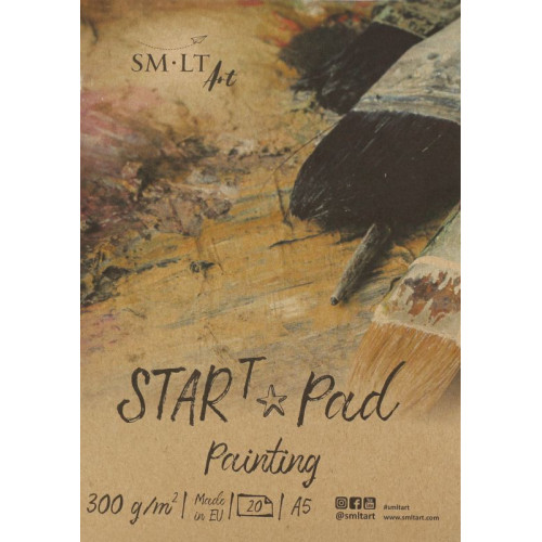 Склейка STAR T (mixed media) А5 300 г/м2 20 л SMILTAINIS