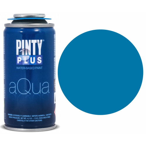 Краска-аэрозоль на водной основе Aqua Голубая 150 мл PINTYPLUS