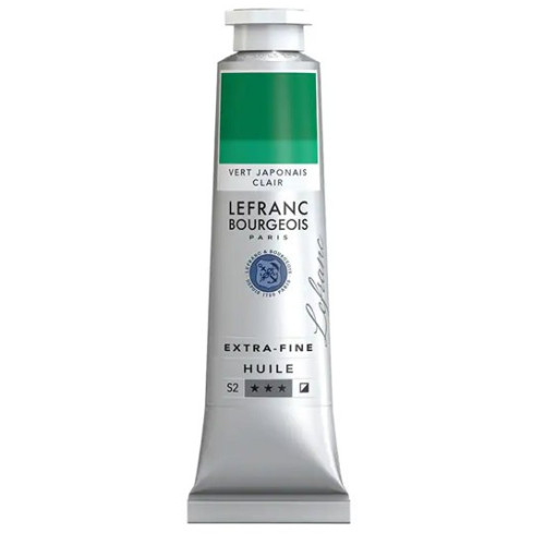Масляная краска Lefranc Extra Fine 40 мл №536 Японский светло-зеленый 404581