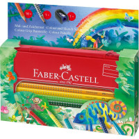 Акварельные карандаши Faber Castell Grip 16 цветов в метал. Коробке 112452
