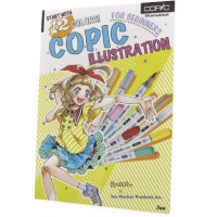 Книга иллюстраций для начинающих Copic Book Illustration Beginners 12 colors - 20079412