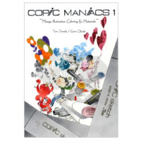 Книга Copic Book Maniacs 1 Manga Illustration Coloring Material для початківців, 48 стор 20079400