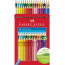 Акварельні кольорові олівці Faber-Castell Grip 36 кольорів в картонній коробці, 112442