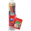 Акварельні кольорові олівці Faber-Castell в пластиковій тубі Ракета 15 кольорів, 112457