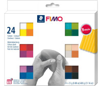 Пластика Fimo Basic Colours, 24х25гр - 8023C24-1