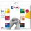 Пластика Fimo Basic Colours, 24х25гр - 8023C24-1